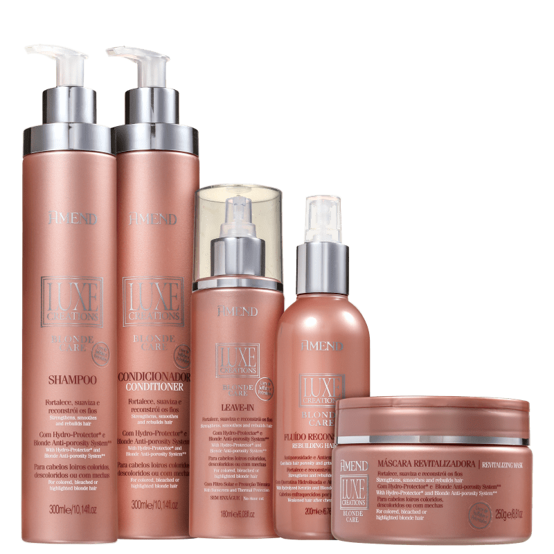 Kit Amend Luxe Creations Blonde Care Full (5 Produtos)