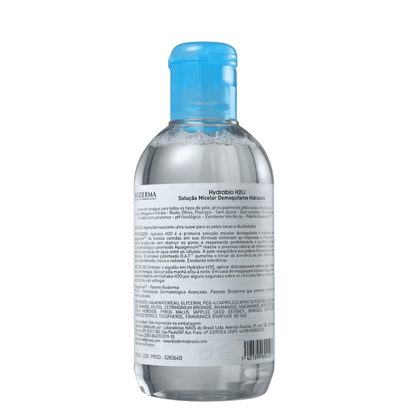 Bioderma Hydrabio H2O - Água Micelar Facial 250ml