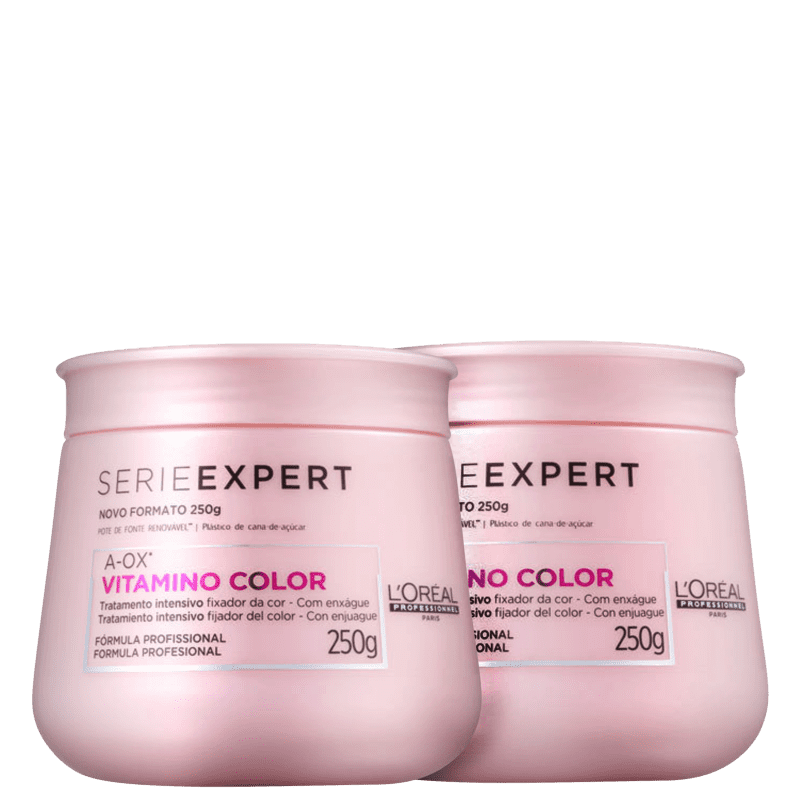 Kit L'Oréal Professionnel Expert Vitamino Color A-OX - Máscaras Capilares 2x250g