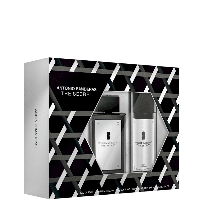 Conjunto The Secret Antonio Banderas Masculino - Eau de Toilette 100ml + Desodorante 150ml