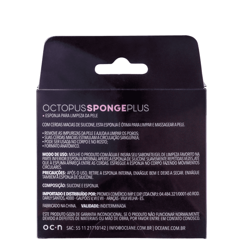 Océane Octopus Plus Rosa - Esponja de Banho