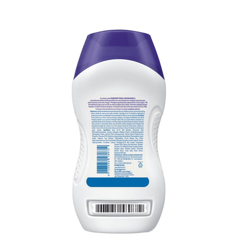 Sundown Praia e Piscina Kids FPS 60 - Protetor Solar 120ml