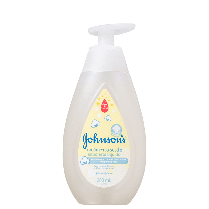 Johnson's Baby Recém-Nascido - Sabonete Líquido 200ml