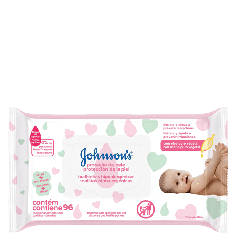 JOHNSON'S® Baby Toallitas Húmedas Extra Cuidado