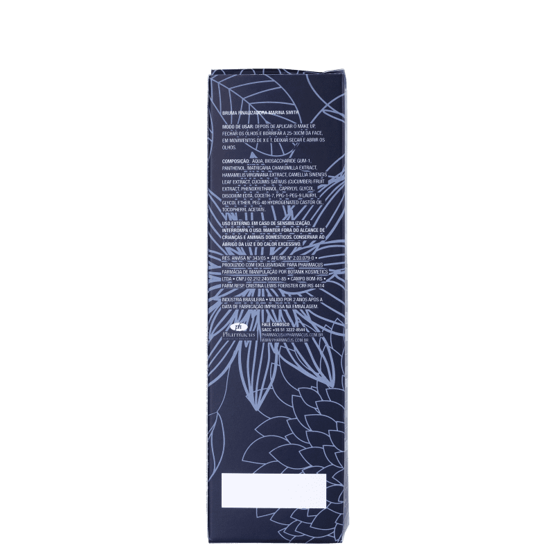 Marina Smith Bruma Finalizadora - Fixador de Maquiagem em Spray 120ml