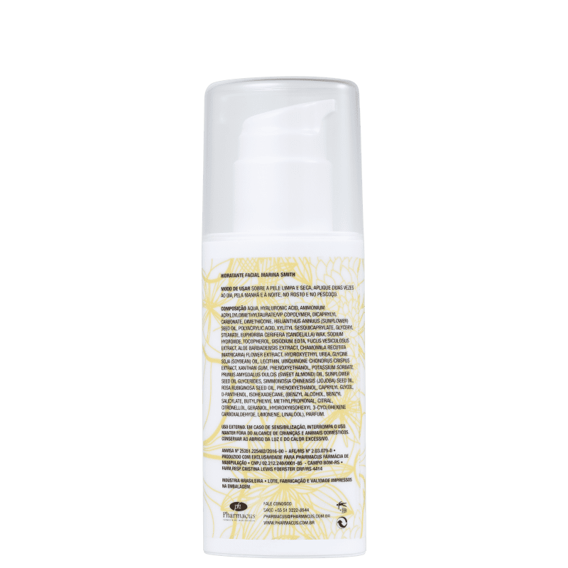 Marina Smith Gel Protetor e Antioxidante - Hidratante Facial 50ml