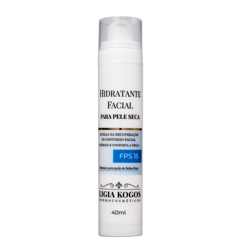 Ligia Kogos Pele Seca FPS 15 - Hidratante Facial 40ml