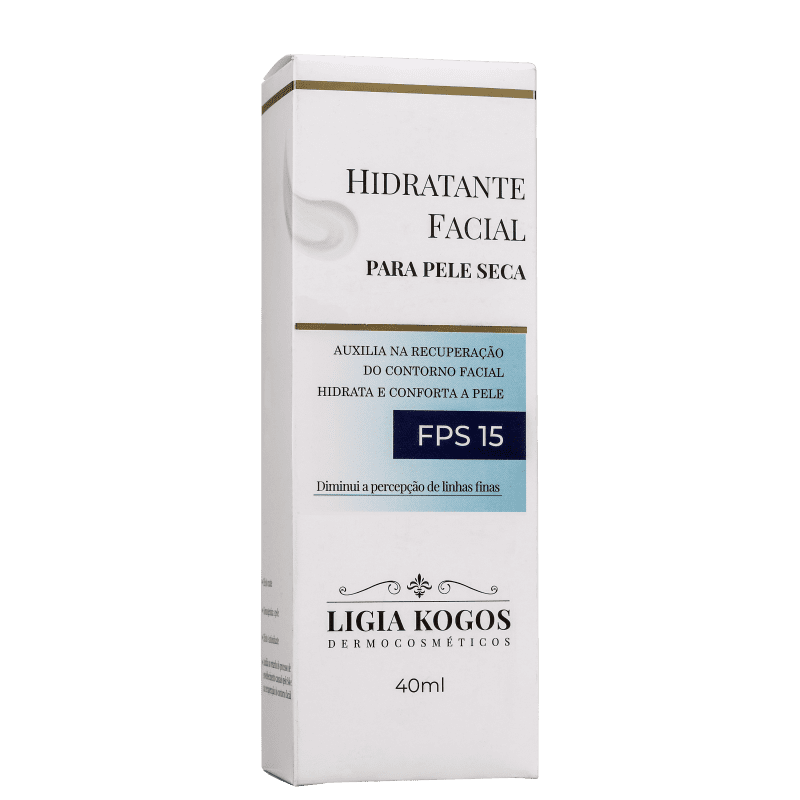 Ligia Kogos Pele Seca FPS 15 - Hidratante Facial 40ml