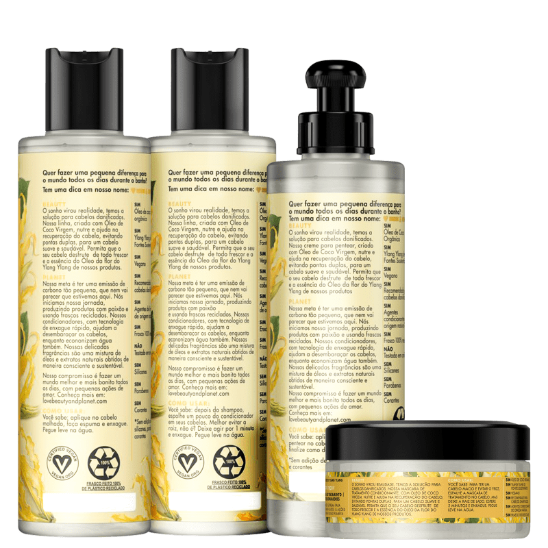 Kit Tratamento Completo: Xô, pontas duplas