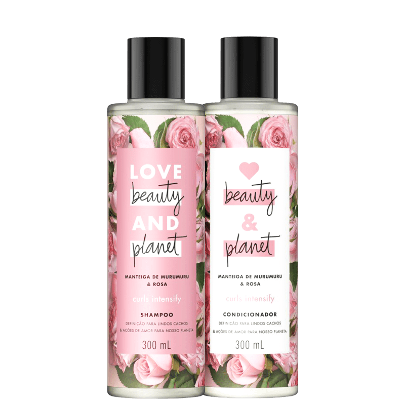Kit Love, Beauty and Planet - Shampoo + Condicionador 300ml Curls Intensify