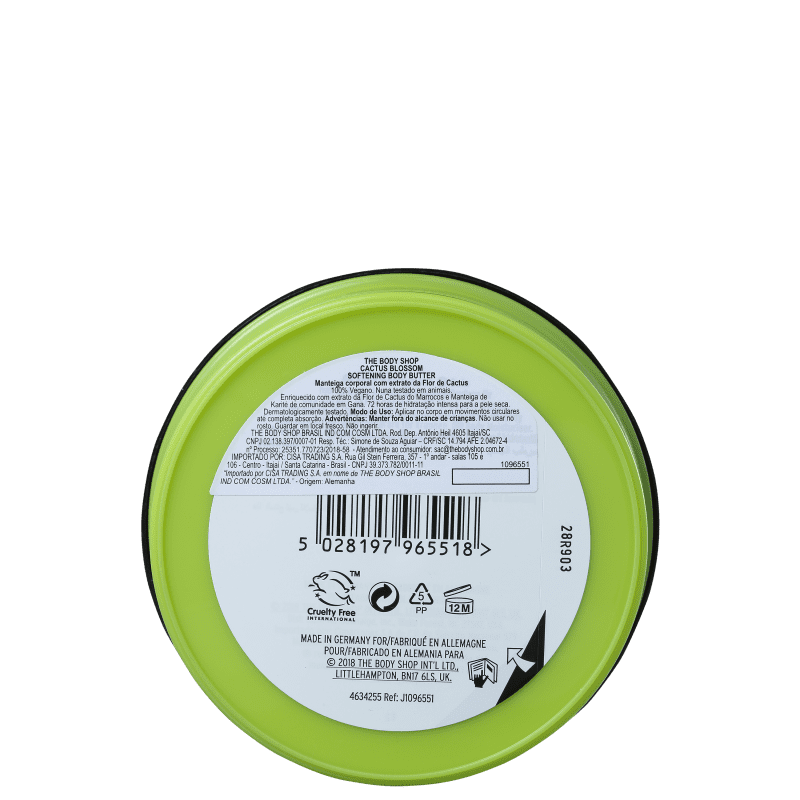 The Body Shop Cactus Blossom - Manteiga Hidratante Corporal 200ml