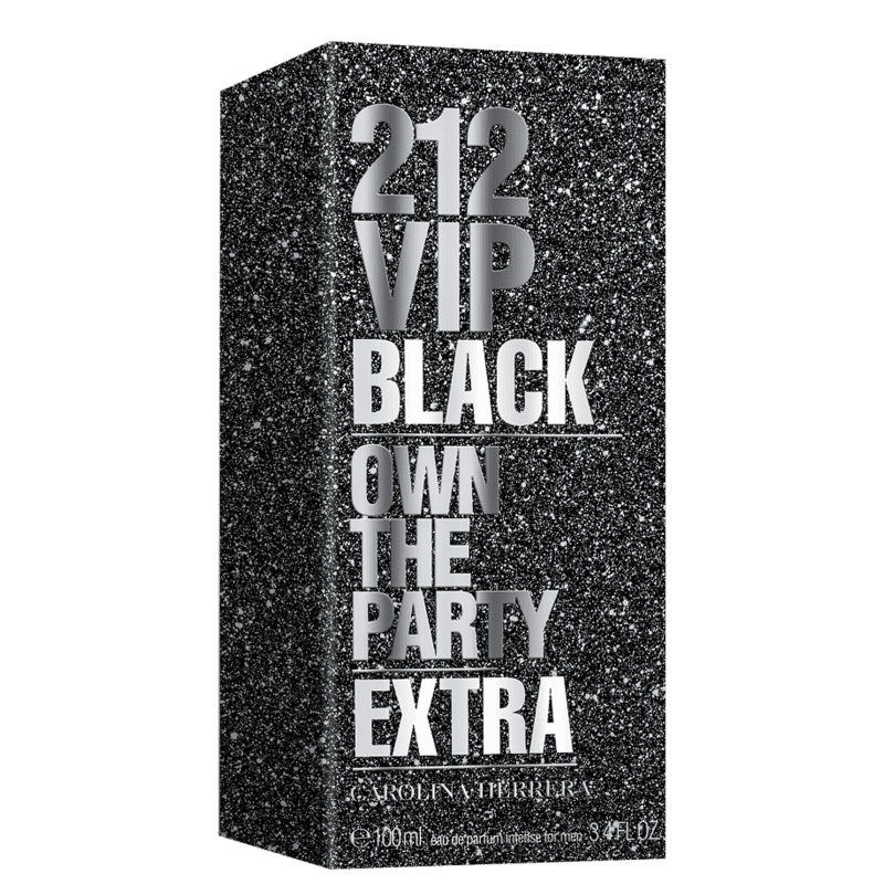 212 Vip Black Extra Carolina Herrera Eau de Parfum - Perfume Masculino 100ml