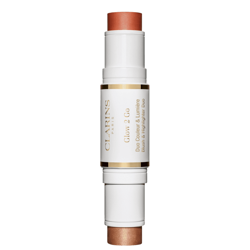 Clarins Glow 2 Go 02 Golden Peach - Bastão Multifuncional 10g