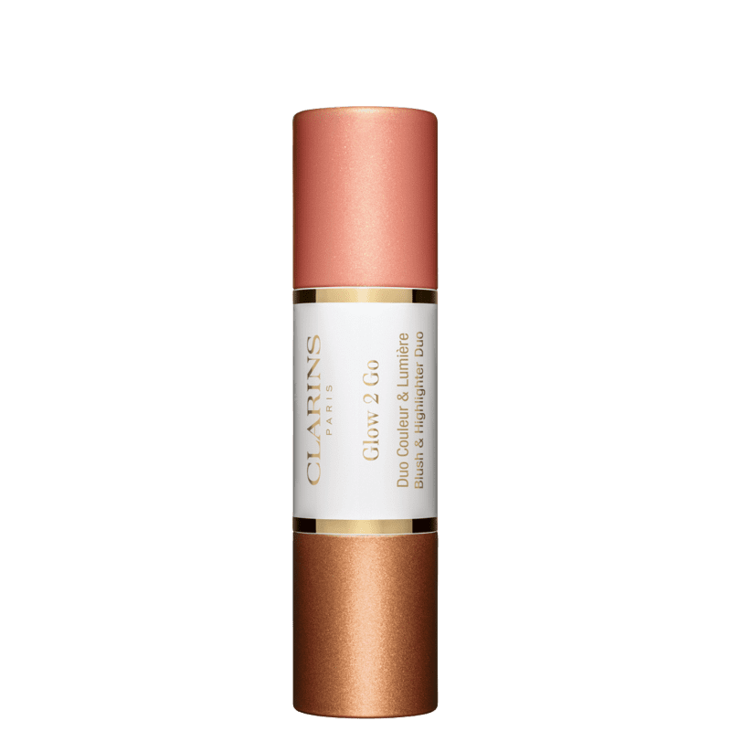 Clarins Glow 2 Go 02 Golden Peach - Bastão Multifuncional 10g