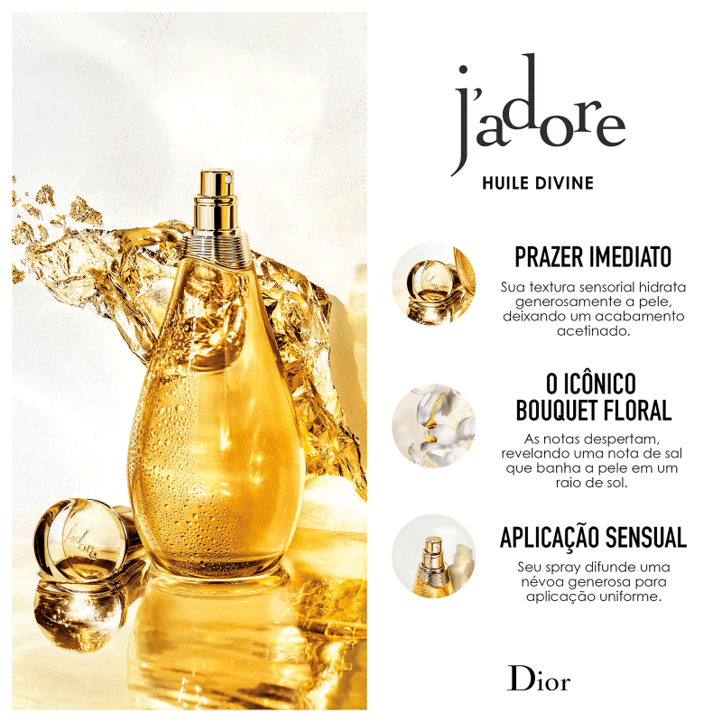 Dior J'adore Huile Divine - Óleo Corporal 150ml