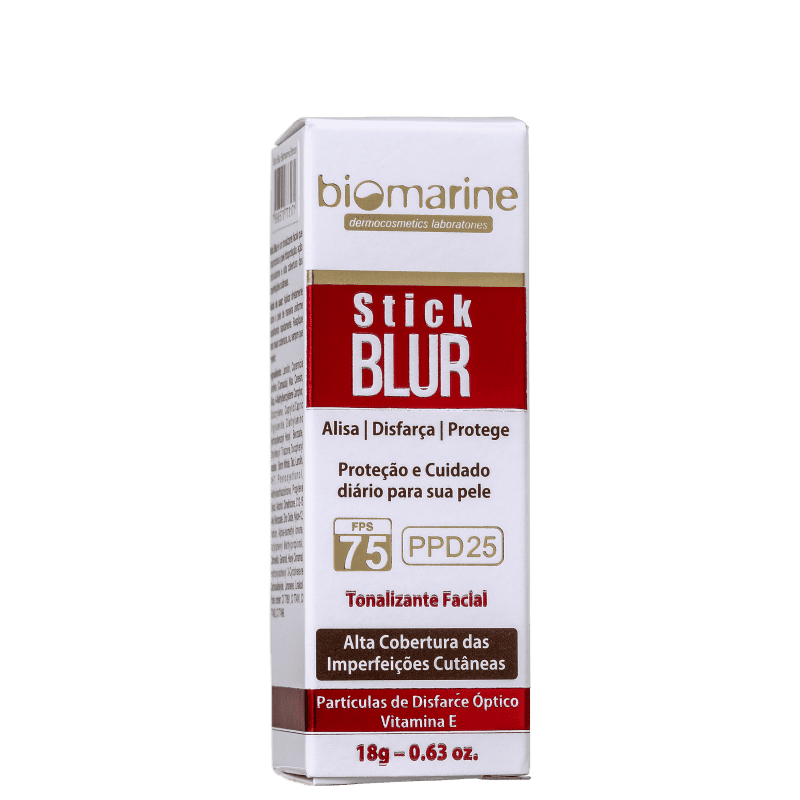 Biomarine Stick Blur FPS 75 PPD 25 Bronze - Base em Bastão 18g