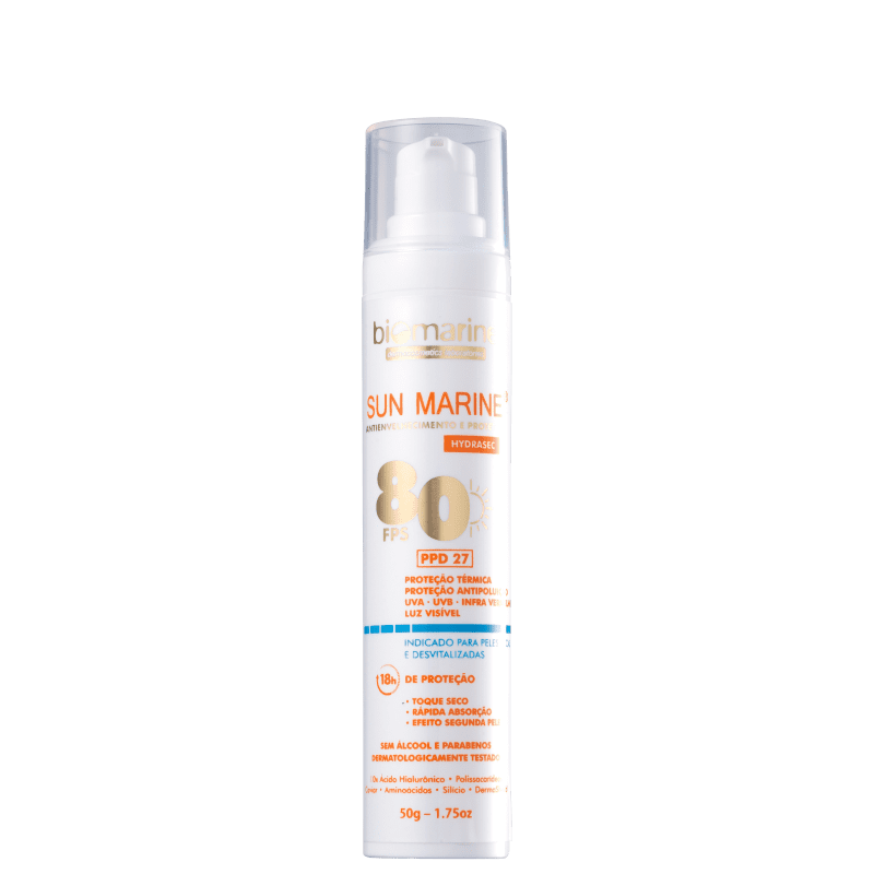 Biomarine Sun Marine FPS 80 - Protetor Solar Facial 100ml