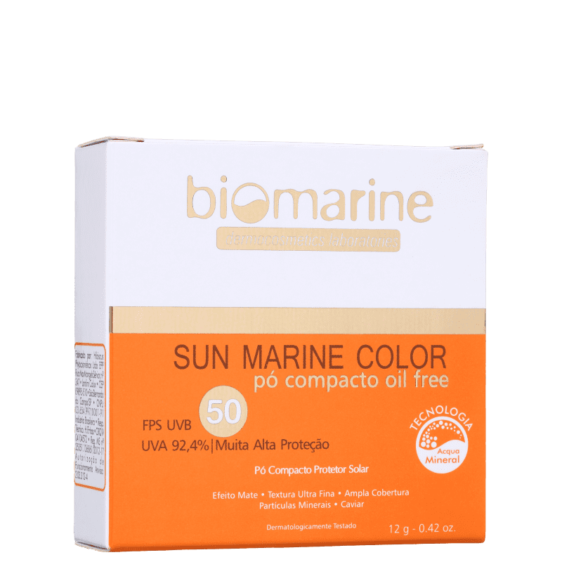 Biomarine Sun Marine Color FPS 50 Bronze - Pó Compacto 12g