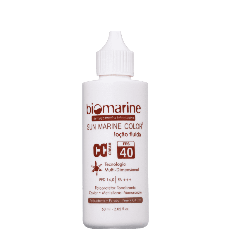 Biomarine Sun Marine Color FPS 40 Natural - CC Cream 60g