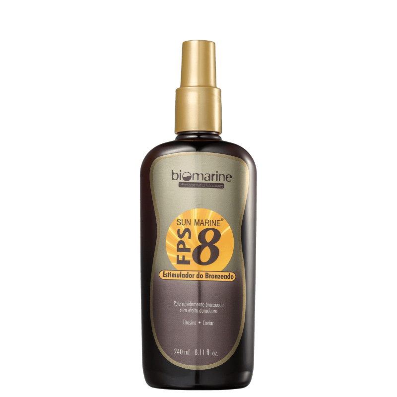 Biomarine Sun Marine Estimulador de Bronzeado FPS 8 - Bronzeador 240ml