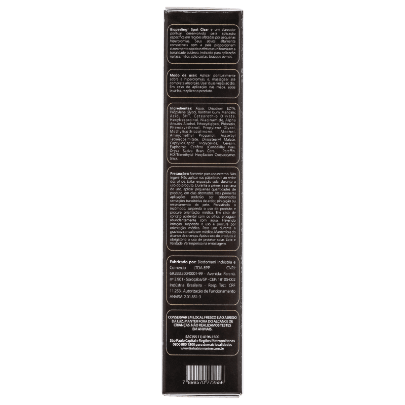 Biomarine Biopeeling Spot Clear - Clareador de Manchas 15g