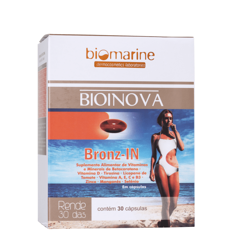 Biomarine Bioinova Bronz-IN - Autobronzeador (30 Cápsulas)