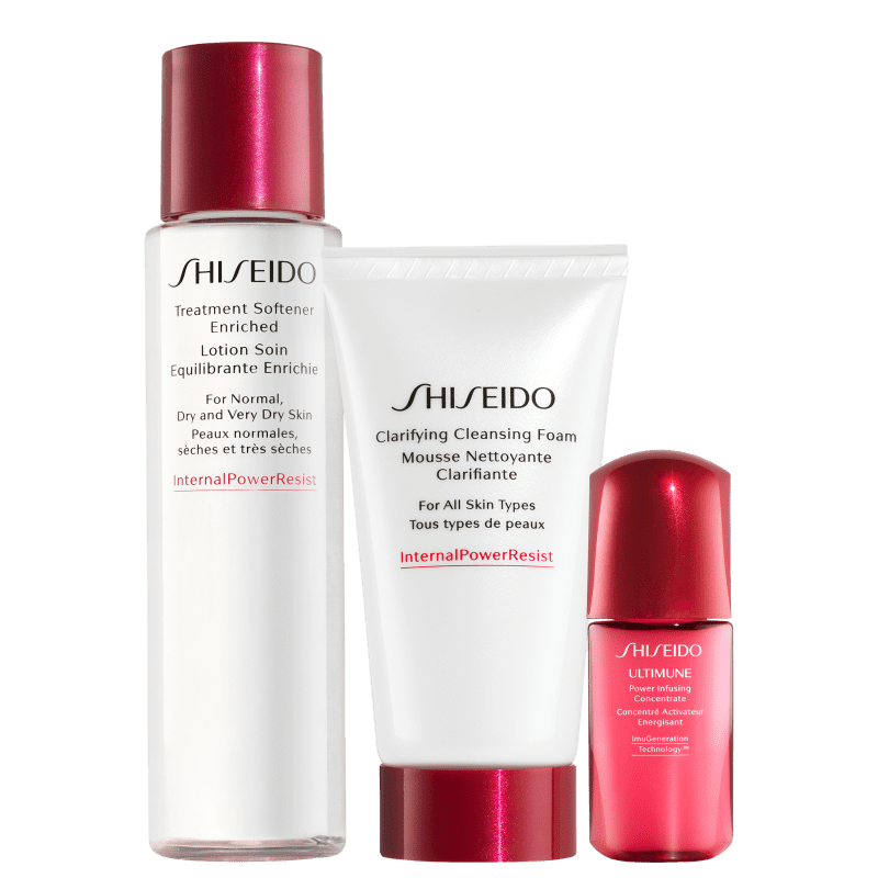 Kit Shiseido Cleanser Discovery (3 Produtos)