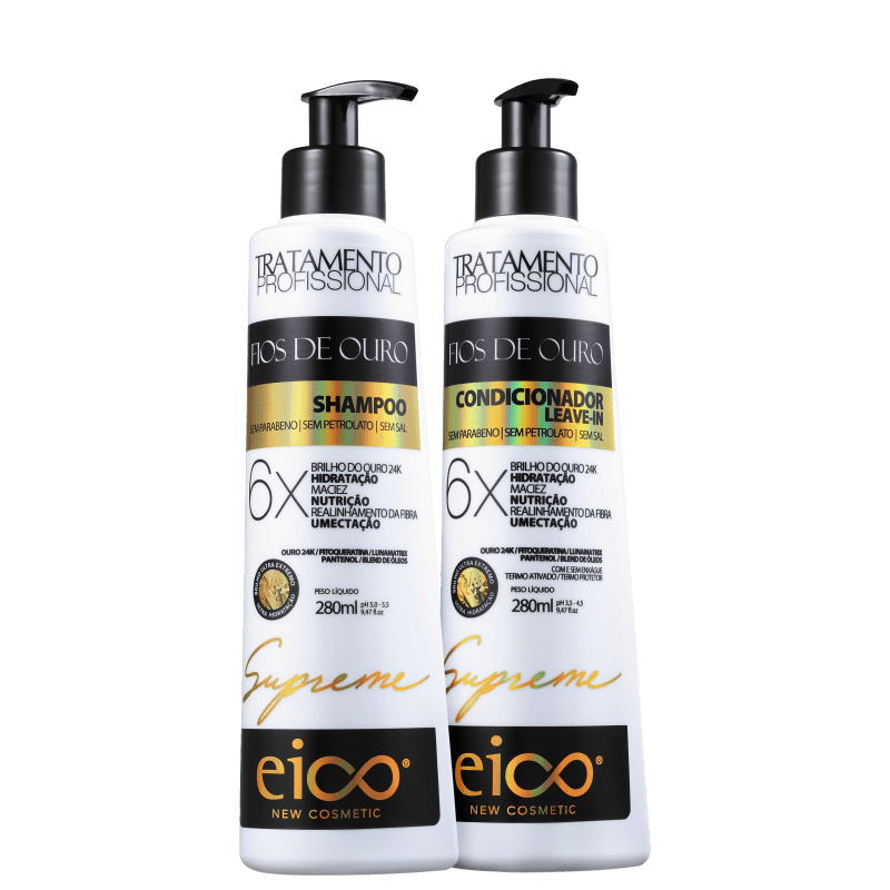 Kit Eico Supreme Fios de Ouro Duo (2 Produtos)