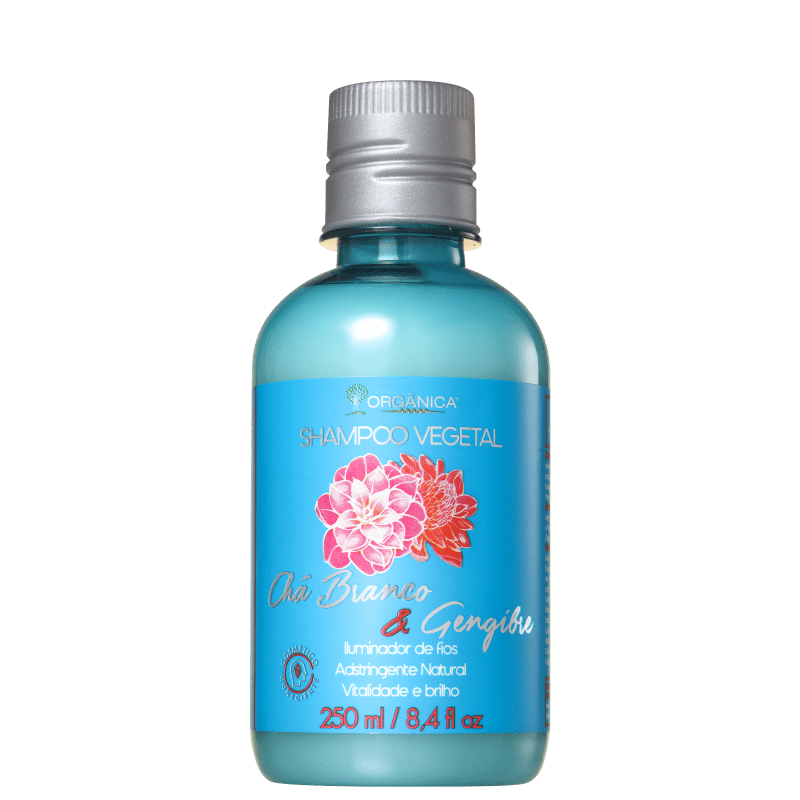 Orgânica Chá Branco & Gengibre Vegetal - Shampoo 250ml