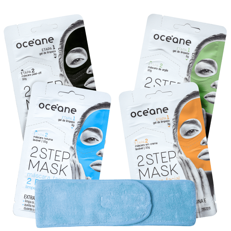 Kit Océane 2 Step Mask Headband (5 Produtos)