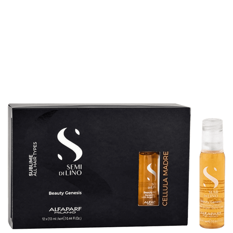 Alfaparf Semi Di Lino Cellula Madre Beauty Genesis - Ampola Capilar 13ml