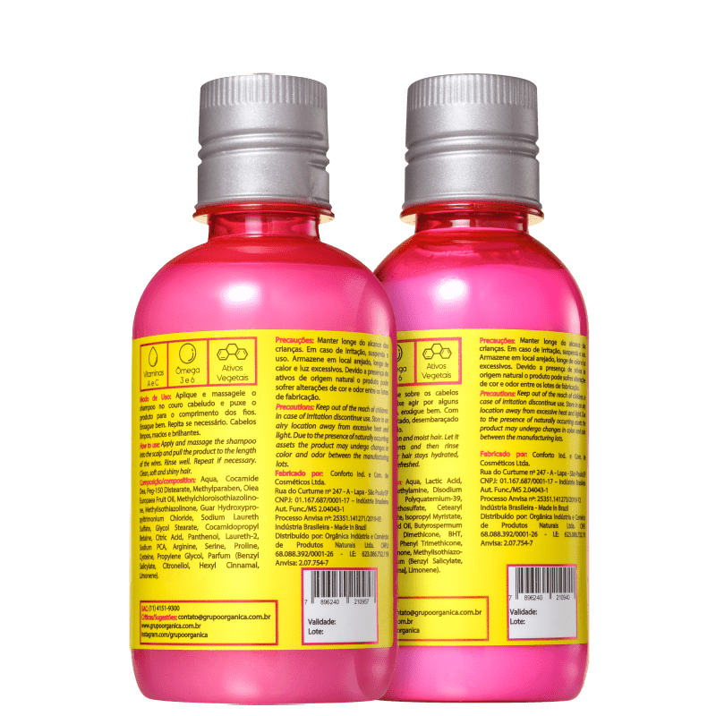 Kit Orgânica Pitaya & Hibisco Duo (2 Produtos)