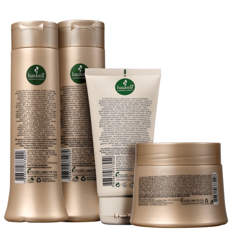 Kit Haskell Murumuru Nutrição Protetora (4 Produtos)