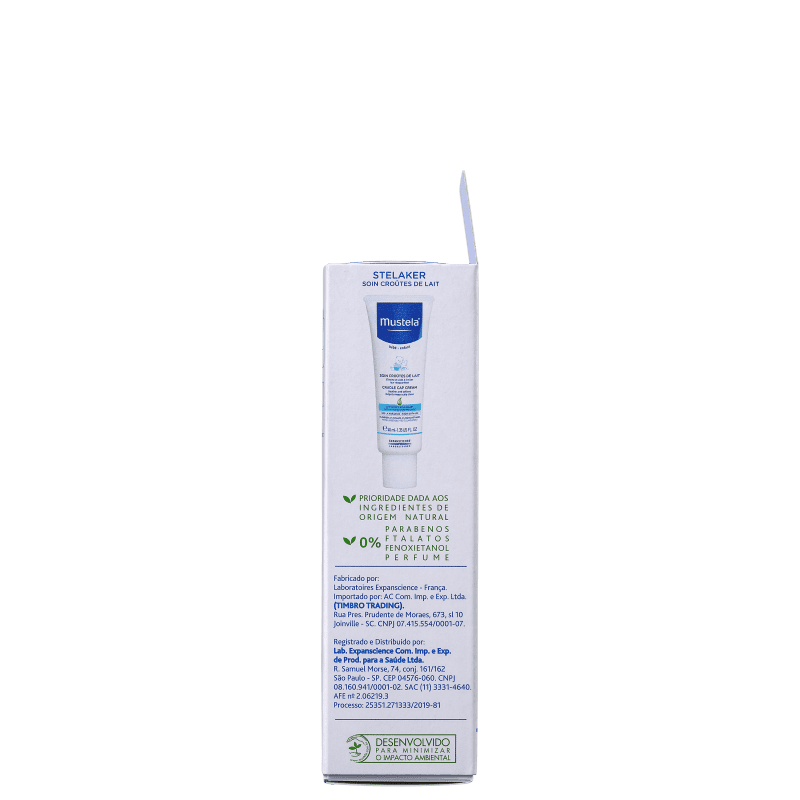 Mustela Bébé Stelaker Crosta Láctea - Creme Infantil 40ml