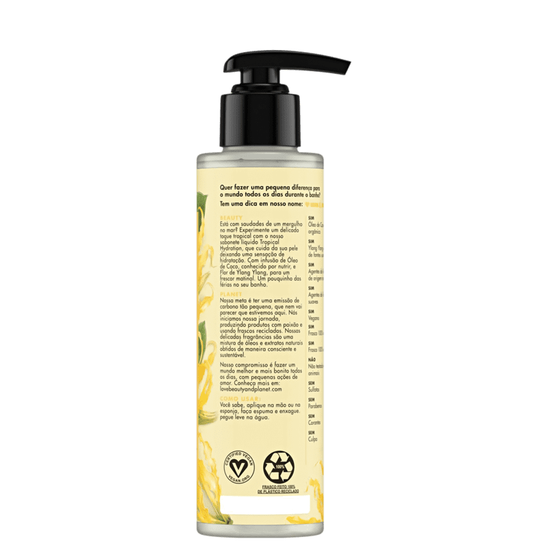 Love Beauty and Planet Tropical Hydration - Sabonete Líquido 300ml