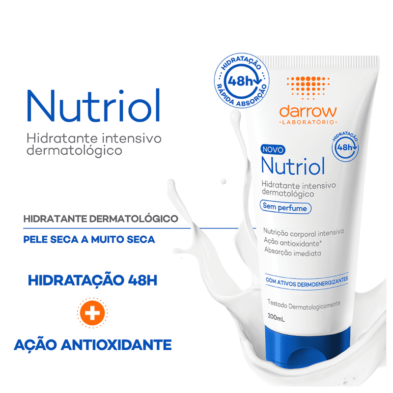 Darrow Nutriol Sem Perfume - Loção Hidratante Corporal 200ml