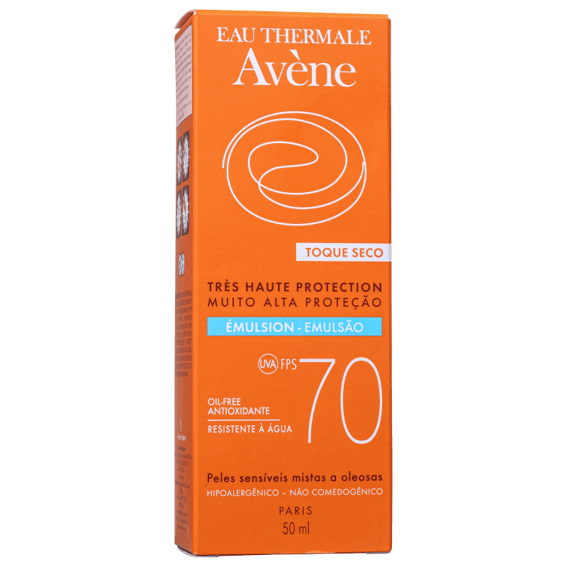 Avène Emulsão FPS 70 Toque Seco - Protetor Solar 50ml