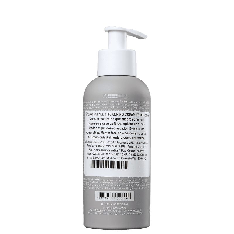 Keune Style Thickening - Creme Volumador 200ml