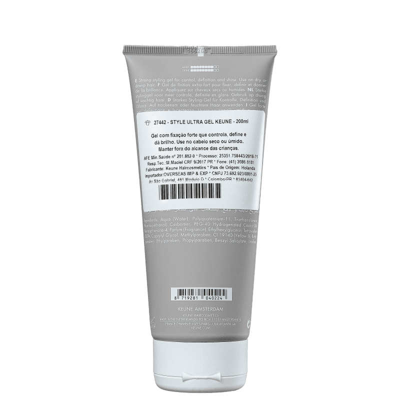 Gel Fixador Keune Style Ultra Beleza na 