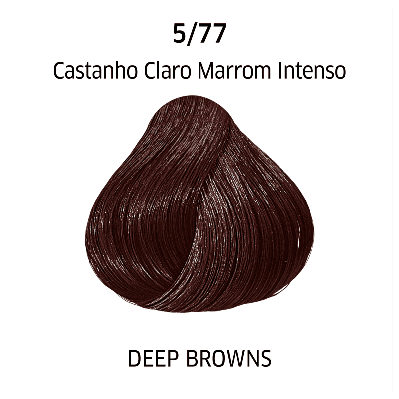 Wella Professionals Color Perfect 5/77 Castanho Claro Marrom Intenso - Coloração Permanente 60ml