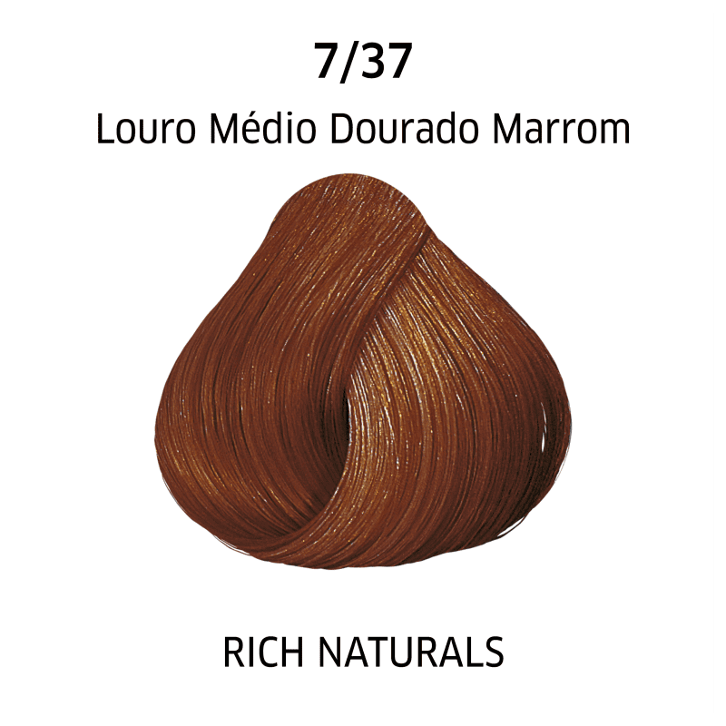 Wella Professionals Color Perfect 7/37 Louro Médio Dourado Marrom - Coloração Permanente 60ml