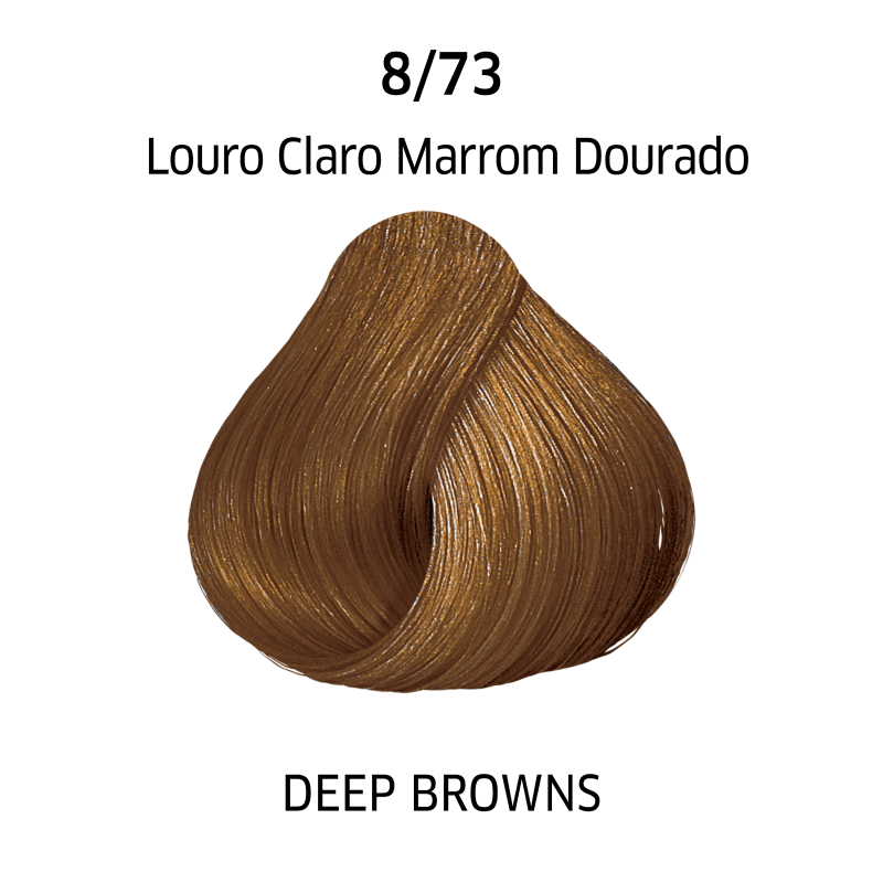 Wella Professionals Color Perfect 8/73 Louro Claro Marrom Dourado - Coloração Permanente 60ml