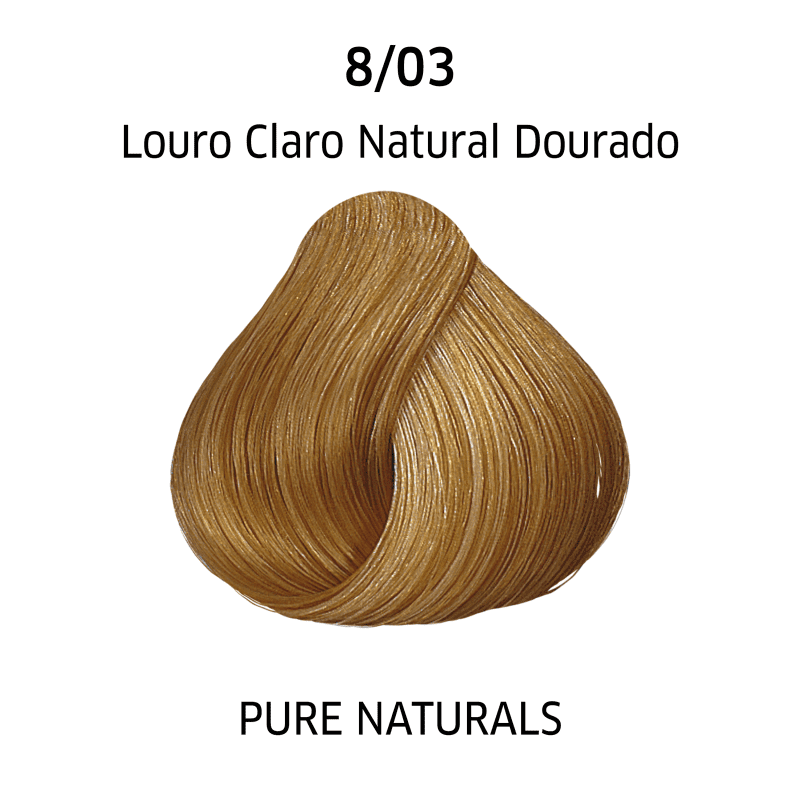 Wella Professionals Color Perfect 8/03 Louro Claro Natural Dourado - Coloração Permanente 60ml