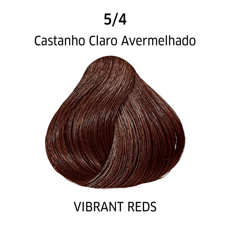 Wella Professionals Color Perfect 5/4 Castanho Claro Avermelhado - Coloração Permanente 60ml
