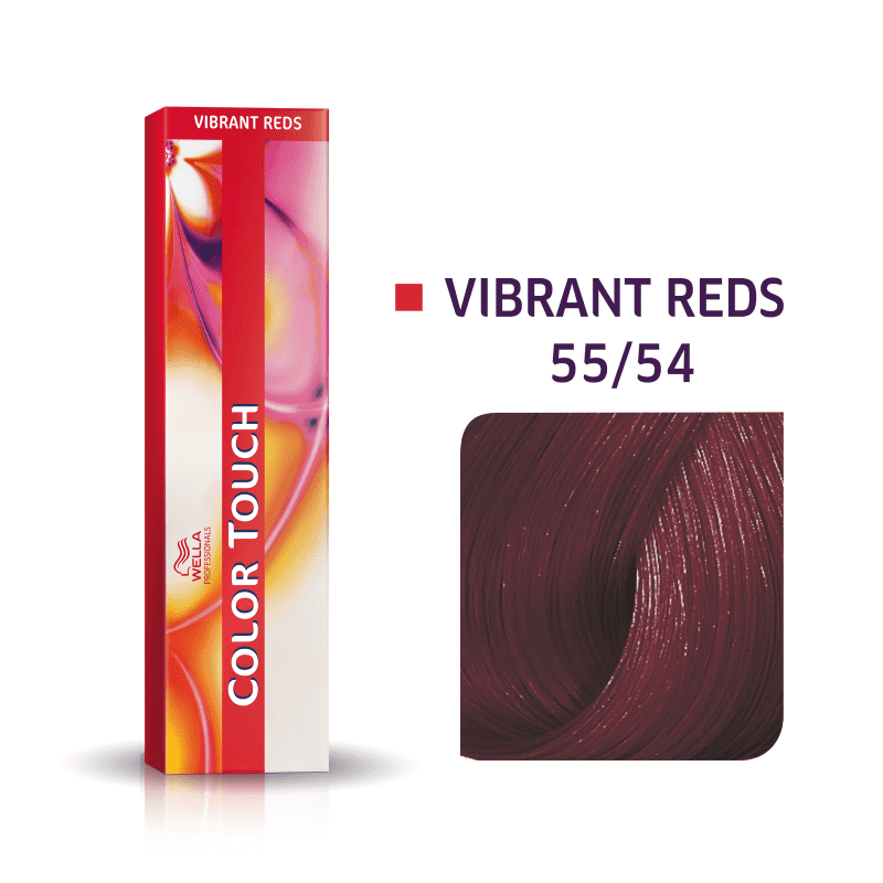 Wella Professionals Color Touch 55/54 Castanho Claro Intenso Acaju Avermelhado - Tonalizante 60g