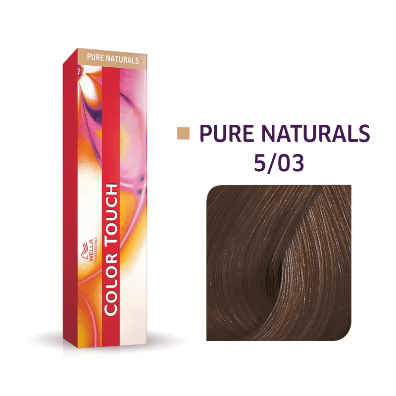 Wella Professionals Color Touch 5/03 Castanho Claro Natural Dourado - Tonalizante 60g