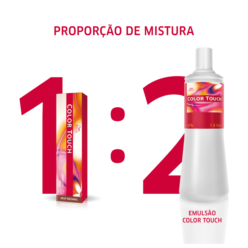 Wella Professionals Color Touch 5/75 Castanho Claro Marrom Acaju - Tonalizante 60g