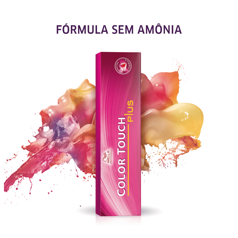 Wella Professionals Color Touch Plus 55/06 Castanho Claro Intenso Natural Violeta - Tonalizante 60g