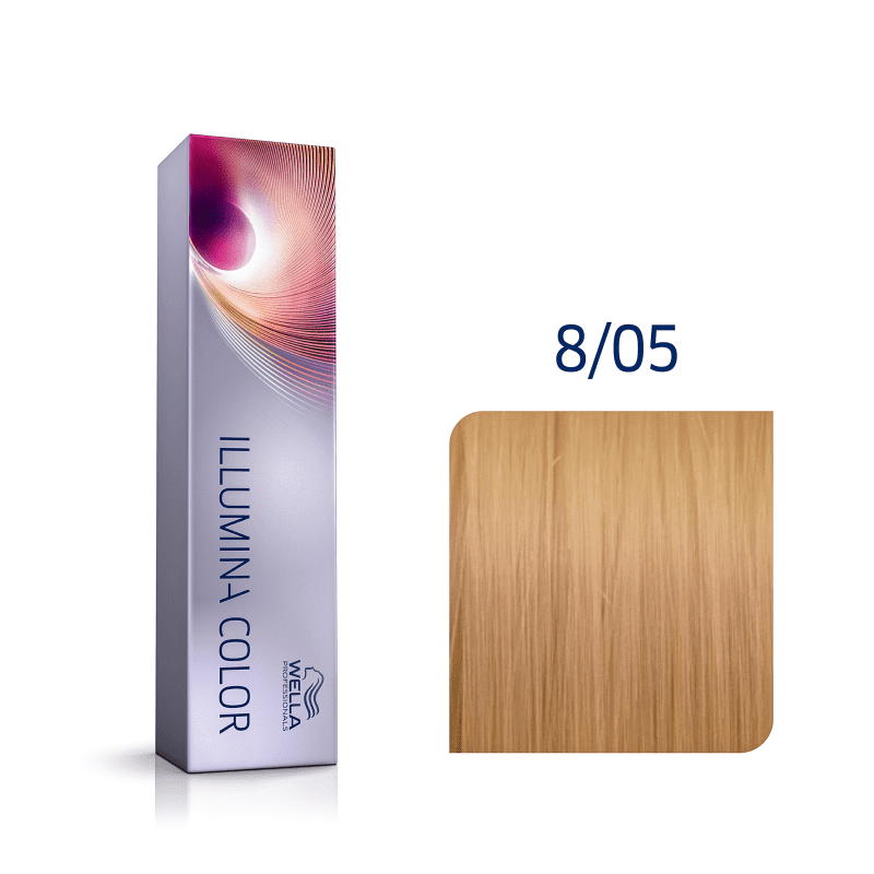 Wella Professionals Illumina Color 8/05 Louro Claro Natural Acaju - Coloração 60ml