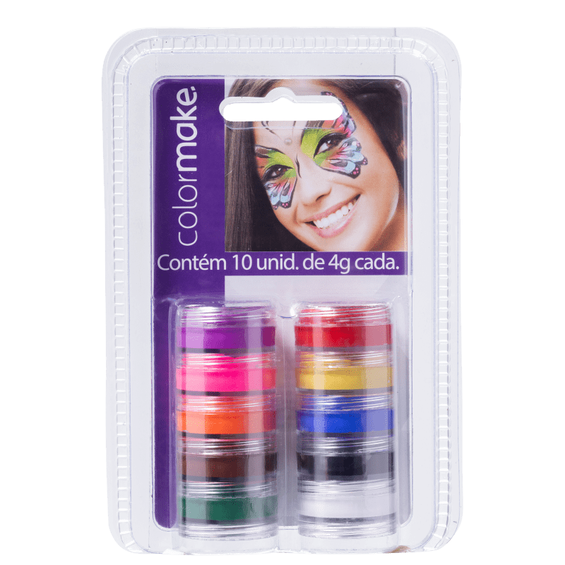 Kit Colormake Tinta Facial Cremosa (10 Unidades)